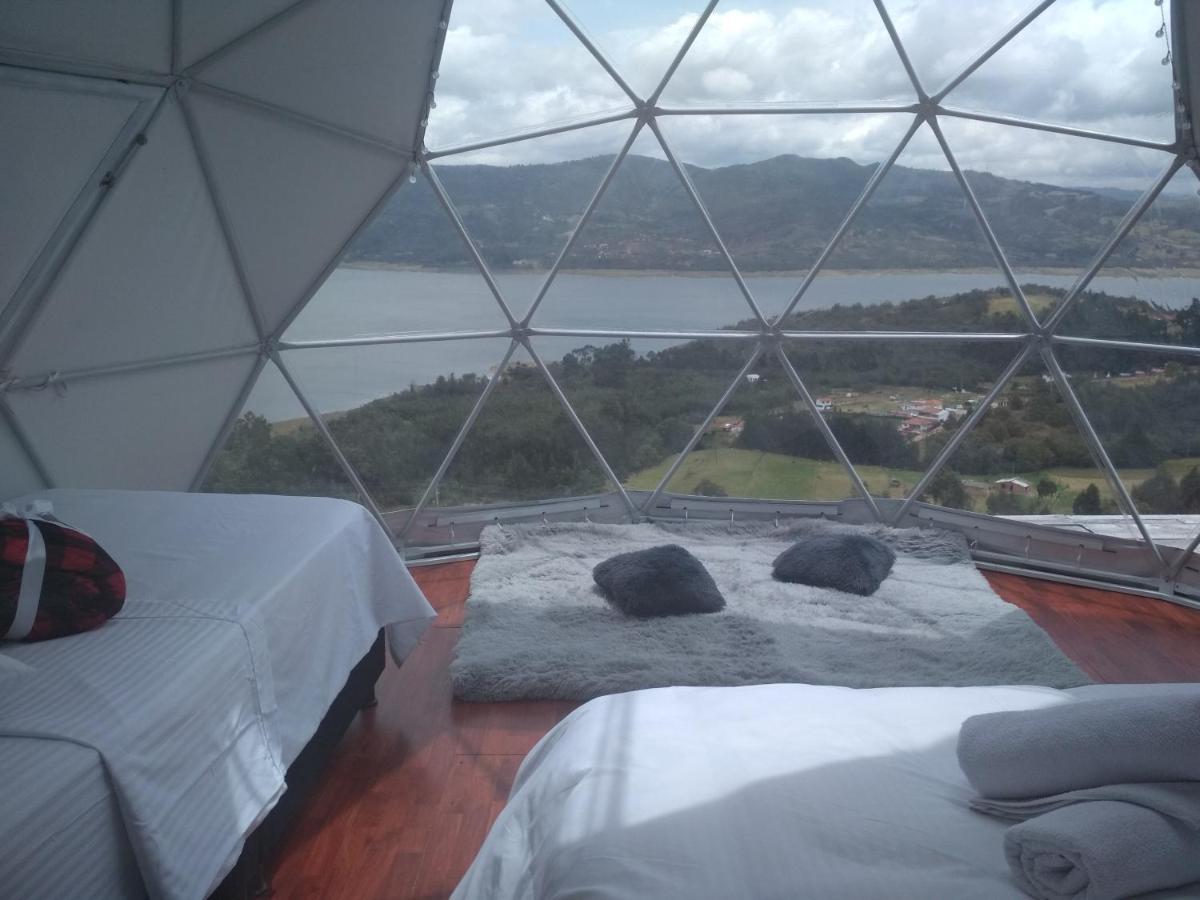הוילה גוואטביטה Glamping Wayra מראה חיצוני תמונה