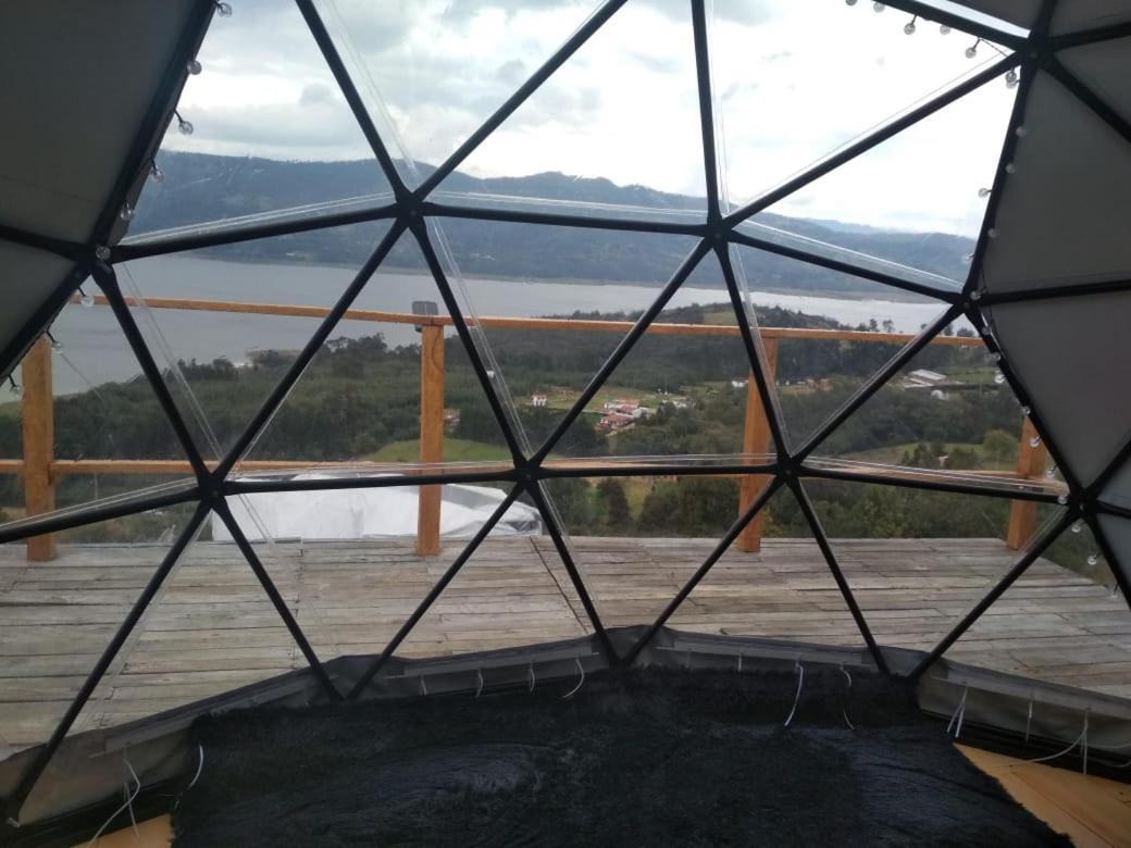 הוילה גוואטביטה Glamping Wayra מראה חיצוני תמונה